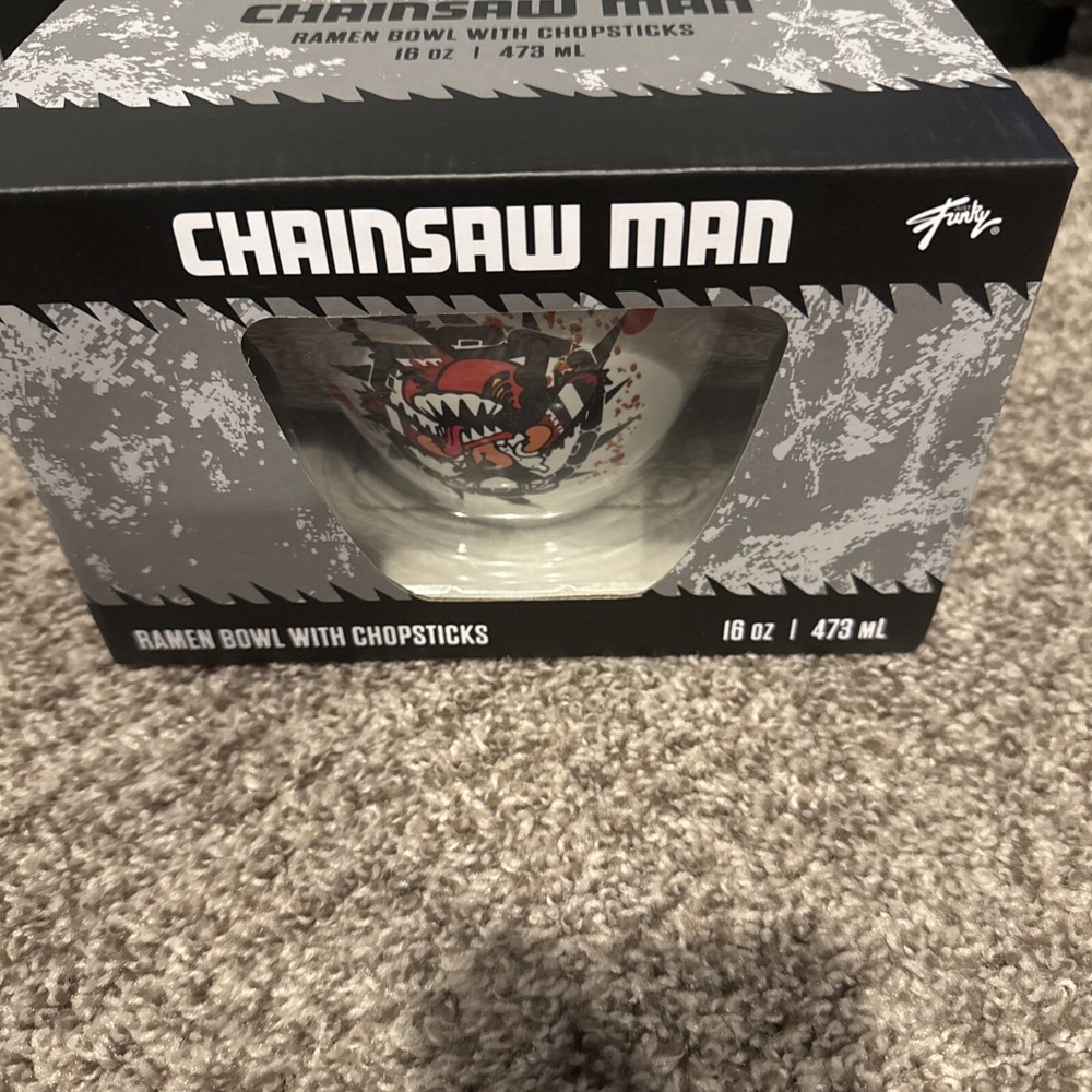 Chainsaw Ramen Bowl With Chopsticks